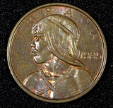 PANAMA Bronze 1935 1 Centesimo Mintage-200.000 SCARCE DATE UNC KM# 14 (27 401)