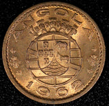 Angola Bronze 1962 20 Centavos UNC KM# 78  (24 103)