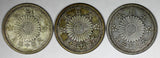 JAPAN Taishō Silver Year 13 (1924)  50 Sen Y# 46 RANDOM PICK (1 COIN) ( 27 078)