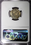 PERU Copper-Nickel 1937 10 Centavos NGC MS64 TOP GRADED BY NGC KM# 214.2 (232)