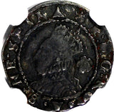 ENGLAND Elizabeth I Silver 1575 1,5 Pence NGC VF25 SCARCE S-2569 (002)
