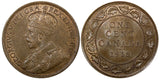 Canada George V Bronze 1918 1 Large Cent UNC KM# 21 (24 056)