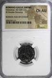 Romano-Gallic Bi Double Denarius Victorinus AD 269-271 Goddess Peace NGC Ch AU/1