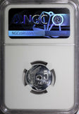 Greece Aluminum 1954 5 Lepta NGC MS65 BU  Proof Like KM# 77
