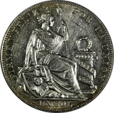 Peru Silver 1934 1 Sol  37mm  Mint Luster KM# 218.2 (18 264)