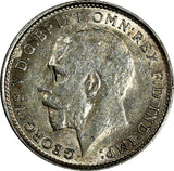 GREAT BRITAIN George V Silver 1917 3 Pence MAUNDY  KM# 813
