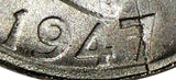 Colombia SILVER 1947/5 B 20 Centavos NGC MS64 TOP GRADED BY NGC ! KM# 208.1 (3)