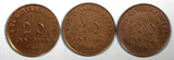 PERU 1935 20 Centavos Token Oro Monument to Admiral Grau UNC RANDOM PICK (1 C.)