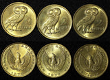 Greece 1973 2 Drachmai Owl 1 YEAR TYPE GEM BU KM# 108 RANDOM PICK (1 COIN ) (84)