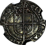 ENGLAND Elizabeth I Silver 1575 1,5 Pence NGC VF25 SCARCE S-2569 (002)