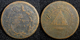 Honduras Bronze 1913 2 Centavos Mule Mintage-258,000 KM# 69 (23 695)