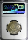 PERU Fernando VII Silver 1817 LIMA JP 2 Reales NGC AU55 KM# 115.1