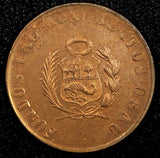 PERU 1935 20 Centavos Token Oro Monument to Admiral Grau UNC RANDOM PICK (1 C.)