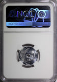 Greece Aluminum 1954 5 Lepta NGC MS65 GEM BU  Proof Like KM# 77  (061)