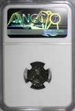 ENGLAND Elizabeth I Silver 1575 1,5 Pence NGC VF25 SCARCE S-2569 (002)