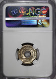 British West Africa George V 1926 1/10 Penny NGC MS64 NICE GEM Toning  KM# 7