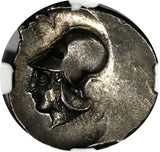Acarnania Leucas c.4th Century BC AR Stater NGC VF Toning