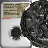 Romano-Gallic Bi Double Denarius Victorinus AD 269-271 Goddess Peace NGC Ch AU/1