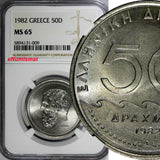Greece 1982 50 Drachmes NGC MS65 Solon the Archon of Athens KM# 134 (009)