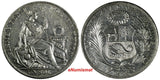 Peru Silver 1925 1 Sol  37mm KM# 218.2 (18 140)