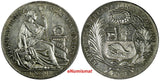 Peru Silver 1934 1 Sol  37mm KM# 218.2 (18 141)