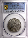 NETHERLANDS Utrecht Floris von Wevelinghoven (1379-93) Dbl Groot PCGS AU50 TOP