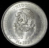 MEXICO Hidalgo's Silver 1953 5 Pesos 27.78 g 40 mm UNC KM# 467 (28 700)