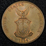 Philippines U.S. Administration Bronze 1944 S 1 Centavo San Francisco KM# 179(1)