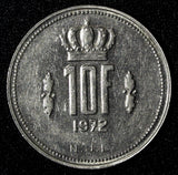 Luxembourg Jean Nickel 1972 10 Francs 27 mm KM# 57 (27 960)