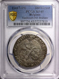 Belgium Brabant John IV (1417-1429) AR Double 2 Gros PCGS XF45 TOP GRADED RARE