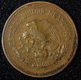 Mexico ESTADOS UNIDOS MEXICANOS Bronze 1951 Mo 20 Centavos SCARCE DATE KM#439(5)
