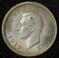 Great Britain George VI Silver 1942 3 Pence KM# 848  (28 199)