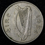 Ireland Republic 1954 Florin 2 Scilling Salmon KM# 15a (28 954)
