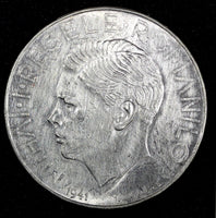 Romania Mihai I Silver 1941 500 Lei aUNC Bessarabia Reunion 37 mm KM# 60 (257)