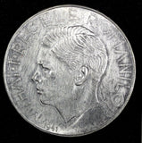 Romania Mihai I Silver 1941 500 Lei aUNC Bessarabia Reunion 37 mm KM# 60 (257)