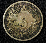 Mexico ESTADOS UNIDOS MEXICANOS 1937 5 Centavos KM# 423 (27 430)
