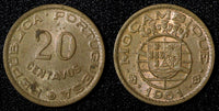 Mozambique Bronze 1961 20 Centavos KM# 85 (27 744)