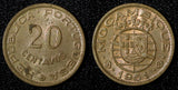 Mozambique Bronze 1961 20 Centavos KM# 85 (27 744)