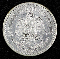 Mexico ESTADOS UNIDOS MEXICANOS Silver 1909 M 10 Centavos BETTER DATE KM#428 (4)