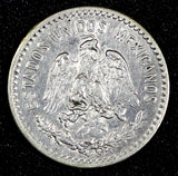 Mexico ESTADOS UNIDOS MEXICANOS Silver 1909 M 10 Centavos BETTER DATE KM#428 (4)