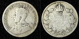 Canada George V  Silver 1918 10 Cents KM# 23 (28 122)