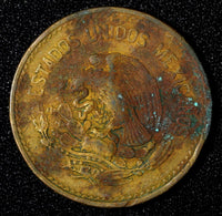 Mexico ESTADOS UNIDOS MEXICANOS Bronze 1955 20 Centavos Better Date KM# 439 (78)