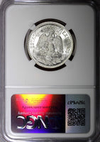 Mexico ESTADOS UNIDOS Silver 1944 M 50 Centavos NGC MS66 GEM BU KM# 447 (048)