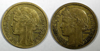 FRANCE 1934 1 Franc  XF Gad# 470 KM# 885 RANDOM PICK (1 Coin) (941)