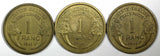 FRANCE 1941 1 Franc WWII Issue  XF Gad# 470 KM# 885 RANDOM PICK (1 Coin) (942)
