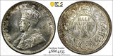 India-British George V Silver 1936 (B)  1/2 Rupee PCGS MS64 Luster KM# 522 (35)