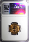 Rhodesia And Nyasaland Bronze 1958 1/2 Penny NGC MS64 RB GEM BU KM# 1 (011)