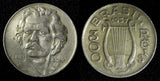 BRAZIL Carlos Gomes Copper-Nickel 1937 300 Reis KM# 538 (27 787)