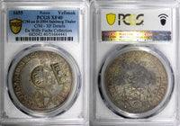 RUSSIA Silver 1655 Yefimok PCGS XF40 C/M on Salzburg Thaler D-3504 RARE Ex.Fuchs