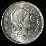 Spain Civil War EUZKADI 1937 1 Peseta 1 Year Type Brussels Mint  UNC KM# 1 (98)